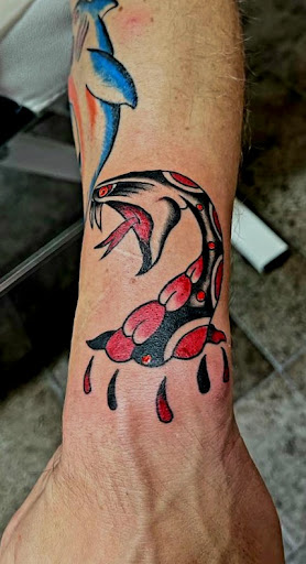Explore rat fink tattoo ideas, creative tattoo ideas in Butler, available at Red Parlour Tattoo & Piercing NJ