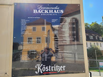 Carte du Restaurant Lummersches Backhaus à Gera