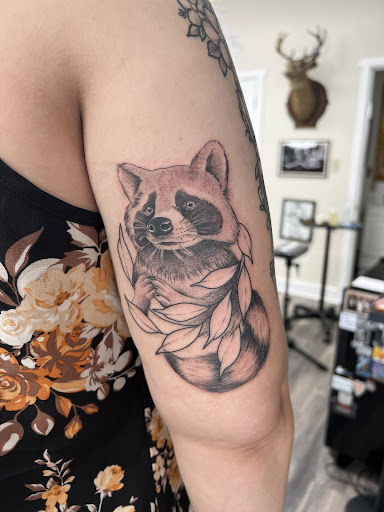 Explore portrait tattoo sleeve ideas, creative tattoo ideas in Leola, available at Sweet Omens