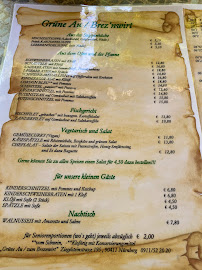 Carte du Gaststätte Grüne Au zum Breznwirt à Nuremberg