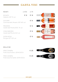 Menu / carte de 7000 Caffè à Conversano