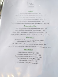 Restaurant français Brasserie de la Méditerranée à Mougins (le menu)