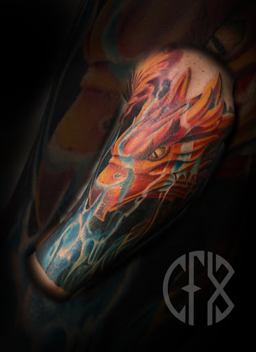 Explore memorial tattoo ideas for grandpa, creative tattoo ideas in Addison, available at Cat Tattoo