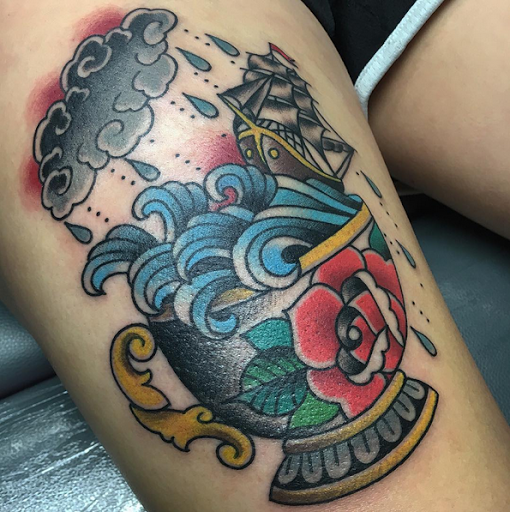 Explore black butler tattoo ideas, creative tattoo ideas in Lockhart, available at Electric Rodeo Tattoo