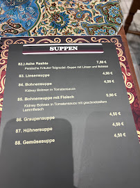 Restaurant Khatoon Restaurant à Berlin - menu / carte