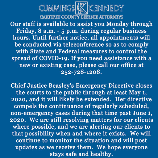 Criminal Justice Attorney «Cummings & Kennedy Law», reviews and photos