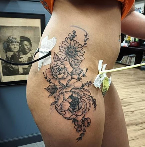 Explore dad fishing tattoo ideas, creative tattoo ideas in Lewisburg, available at Rose and Dagger Tattoo