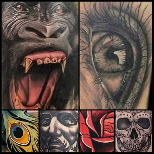 Explore bee tattoo ideas for guys, creative tattoo ideas in Parker, available at Sublime Colorado Body Mod And Tattoo