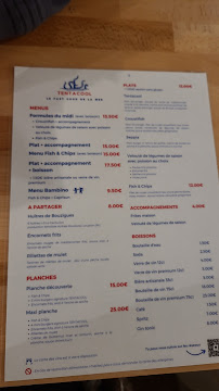 Restaurant de fruits de mer Tentacool à Montpellier (la carte)
