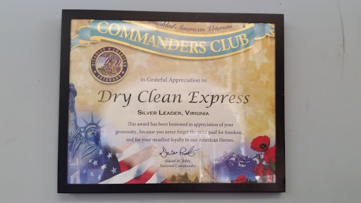 Dry Cleaner «DRY CLEAN EXPRESS», reviews and photos, 5434 Southpoint Plaza Way, Fredericksburg, VA 22407, USA