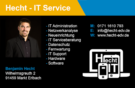 Hecht - IT Service Wilhelmsgreuth 2, 91459 Markt Erlbach, Deutschland