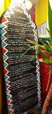Restaurant latino-américain Pachamama Sud à Marseille (le menu)