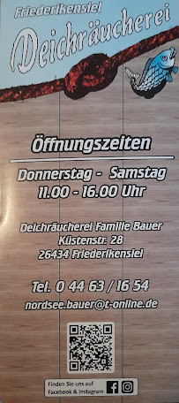 Carte du Deichräucherei Friederikensiel à Wangerland