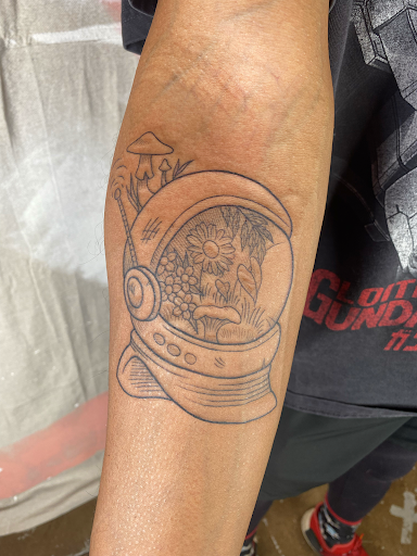 Explore burn the ships tattoo ideas, creative tattoo ideas in Athens, available at Pink Goblin Tattoo & Piercing