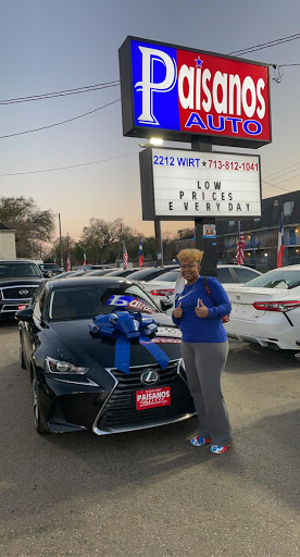 Used Car Dealer «Paisanos Auto Sales», reviews and photos, 2212 Wirt Rd, Houston, TX 77055, USA