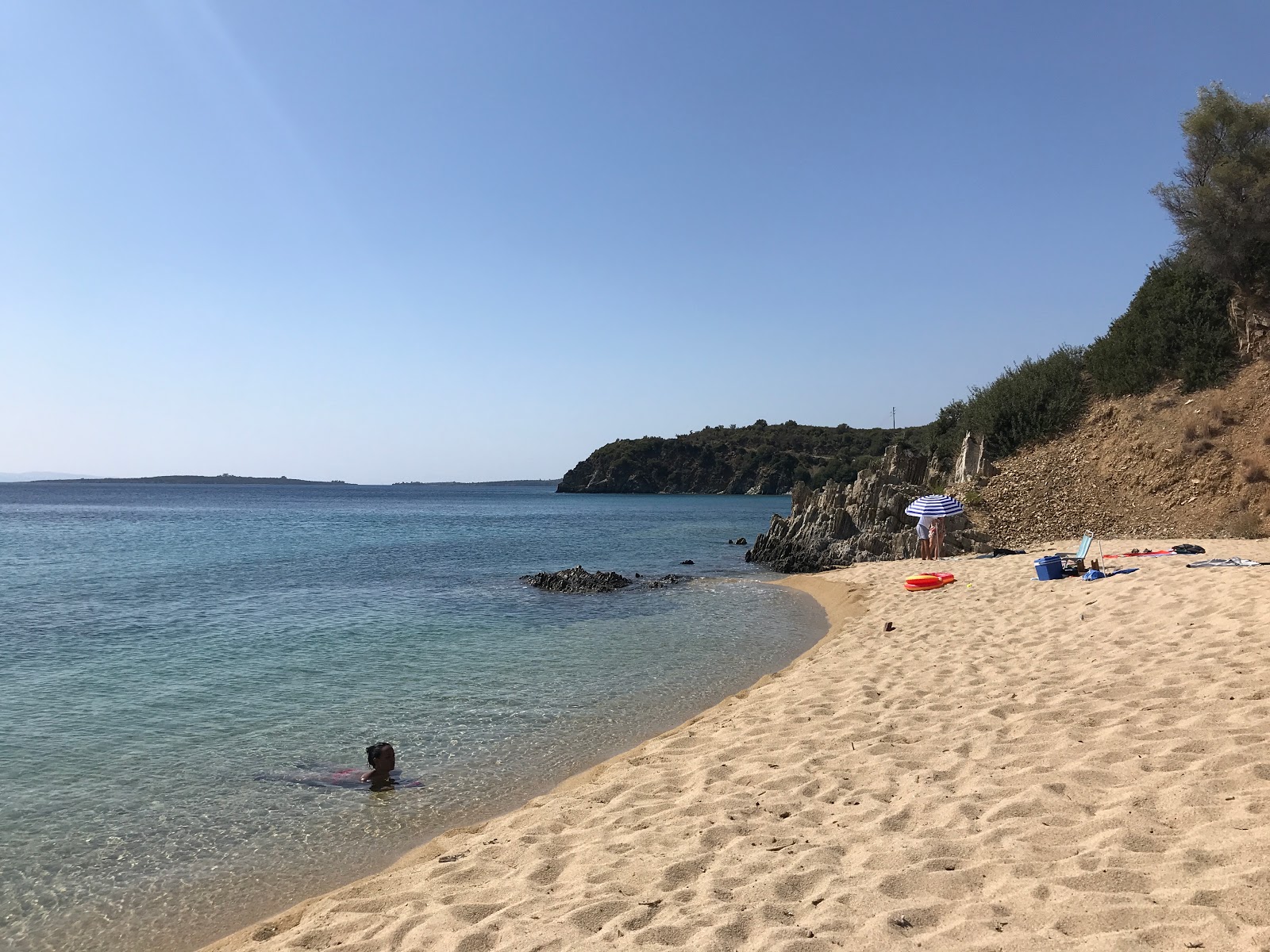 Foto di Paralia Aretes con molto pulito livello di pulizia