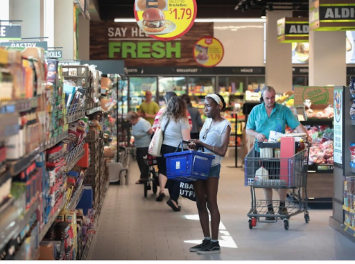 Supermarket «ALDI», reviews and photos, 1235 E St Georges Ave, Roselle, NJ 07203, USA