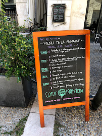 Restaurant Cœur d’Artichaut à Avignon - menu / carte