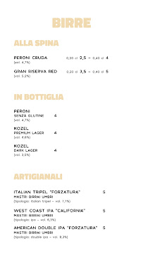Pizzeria Impasti à Angri - menu / carte