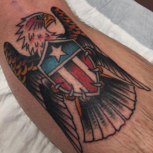 Explore astronaut tattoo ideas, creative tattoo ideas in Bristol, available at Golden Rule Tattoo