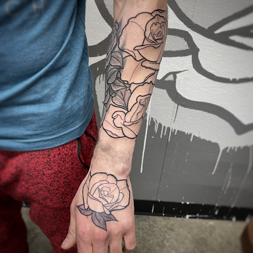 Explore royalty tattoo ideas, creative tattoo ideas in Zumbrota, available at Art by Sinclair Tattoo Artist At Dry Bones Ink