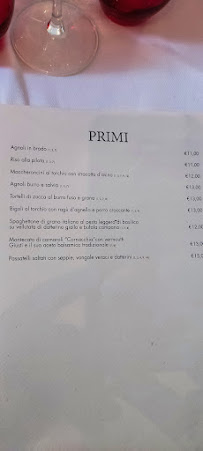 Osteria Antichi Sapori à Borgo Virgilio carte