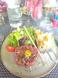 Steak tartare du Restaurant français Auberge de la Tour à Aups - n°6