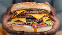 Plats et boissons du Restaurant de hamburgers Grill Burger Merville - Cuisson à la flamme - n°1
