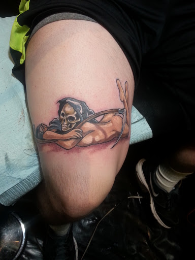 Explore colombian tattoo ideas, creative tattoo ideas in Spencer, available at Ink Envy Tattoo And Body Piercing