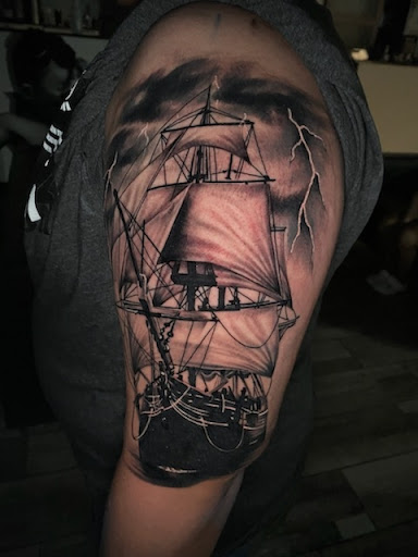 Explore rib tattoos for men ideas, creative tattoo ideas in San Antonio, available at Firme Copias Tattoo Studio