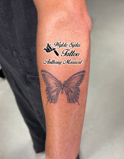Explore christian sleeve tattoo ideas, creative tattoo ideas in San Diego, available at Wylde Sydes Tattoo & Body Piercing
