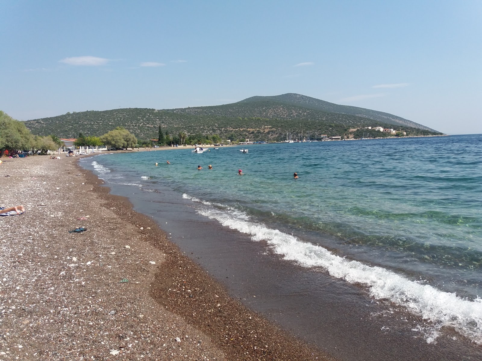 Foto von Neas Epidavrou mit lange, gerade küste
