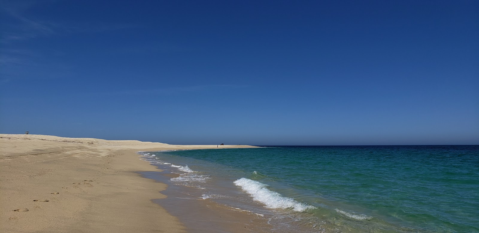 Photo de Playa Punta Arena avec l'eau cristalline de surface