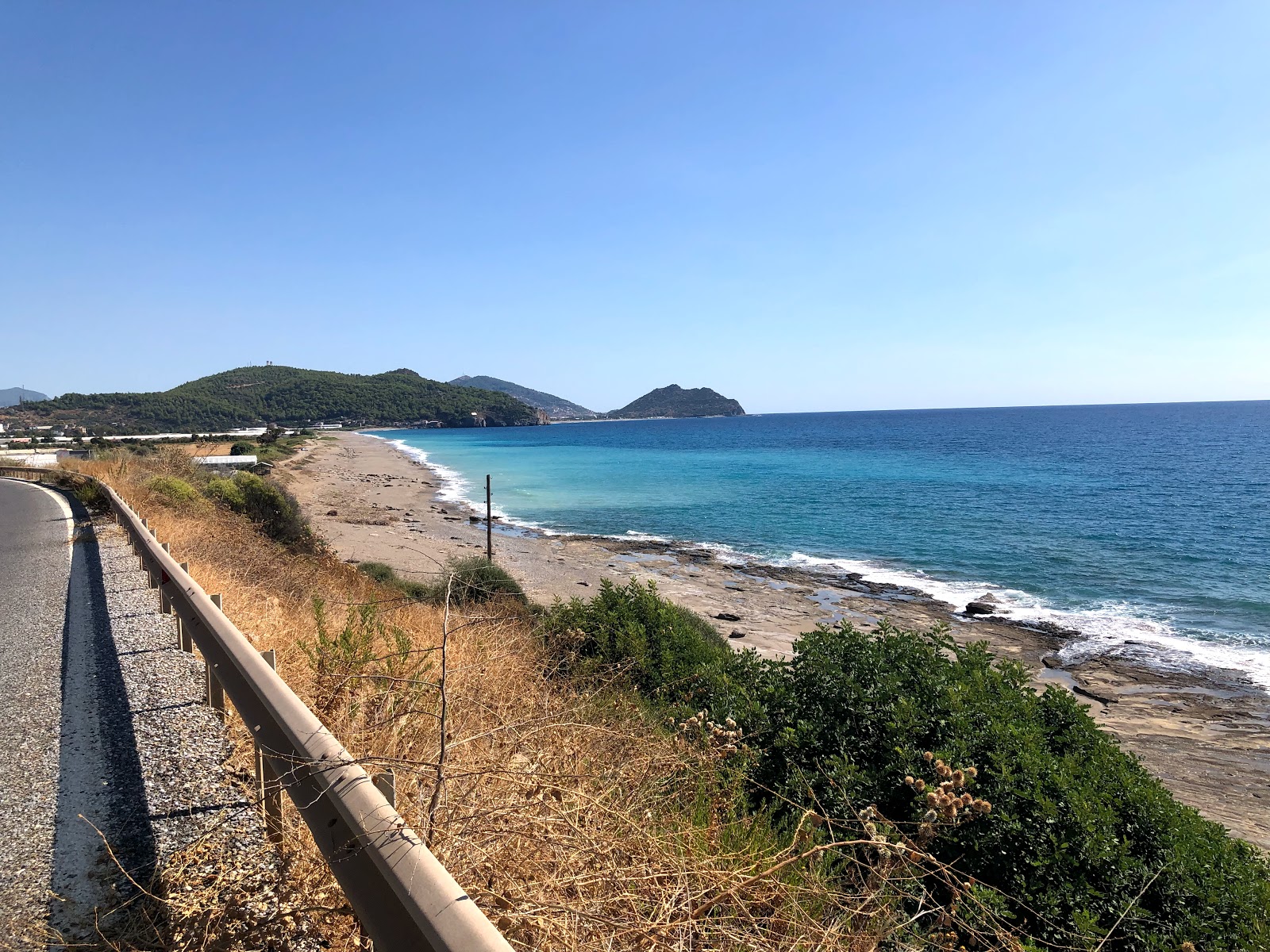 Foto de Kahyalar beach con recta y larga