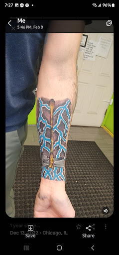 Explore zodiac tattoo ideas for men, creative tattoo ideas in Riverside, available at Darkstar Tattoo CA