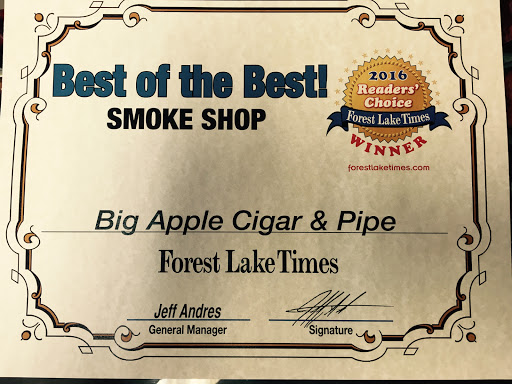 Cigar Shop «Big Apple Cigar & Pipe», reviews and photos, 955 W Broadway Ave, Forest Lake, MN 55025, USA
