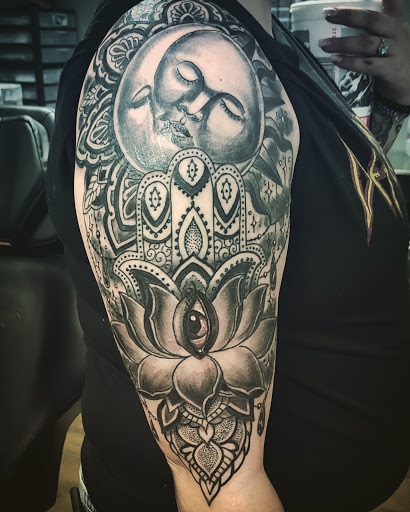 Explore lioness tattoo ideas, creative tattoo ideas in Scottsbluff, available at SCOTTSBLUFF TATTOO STUDIO