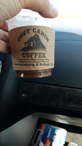 Coffee Shop «Cozy Cabin Coffee», reviews and photos, 616 N Locust Ave, Lawrenceburg, TN 38464, USA