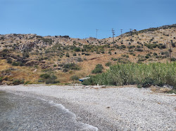 Agios Ioannis Beach'in fotoğrafı düz bir kıyı şeridi ile birlikte