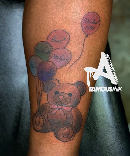 Explore dog groomer tattoo ideas, creative tattoo ideas in Hammond, available at Famous Ink, Inc.