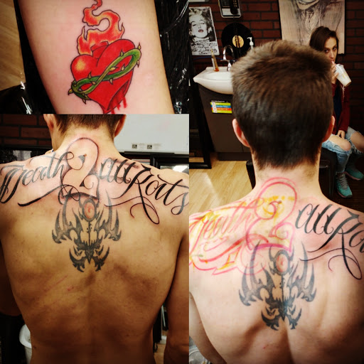 Tattoo Shop «A - Town Ink Tattoo Studio», reviews and photos, 1313 Jackson St, Anderson, IN 46016, USA