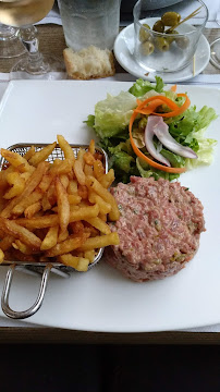 Steak tartare du Restaurant français Restaurant l'Escarbille à Montgiscard - n°5
