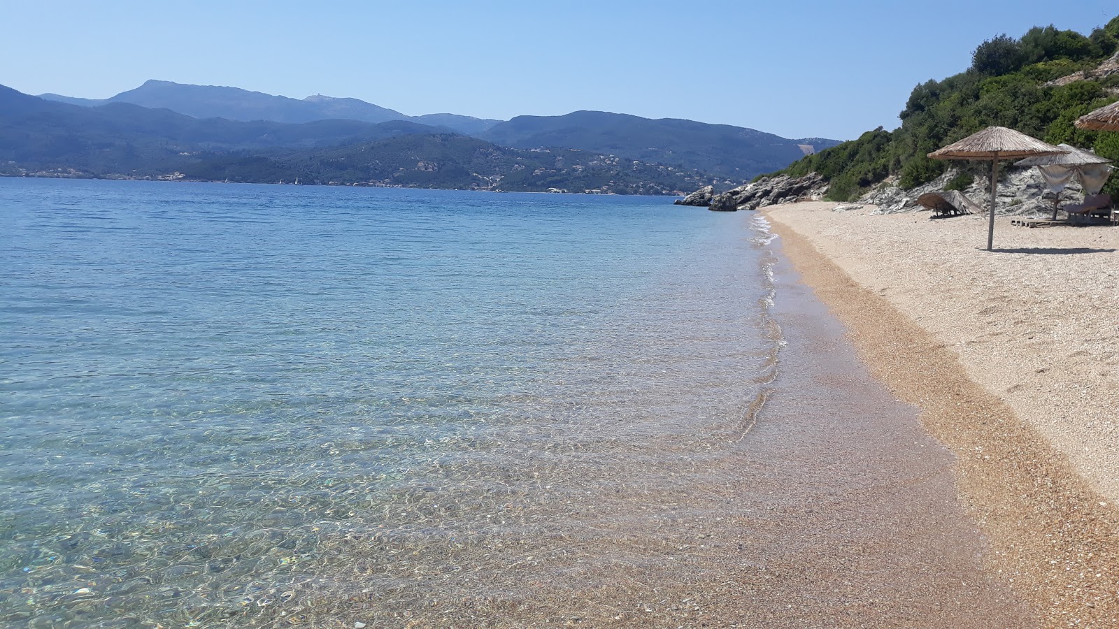 Foto van Lygia beach gelegen in een natuurlijk gebied
