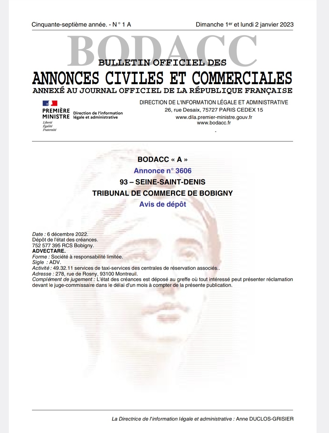 Photo n° 1 de l'avis de Joël.a fait le 16/06/2023 à 07:23