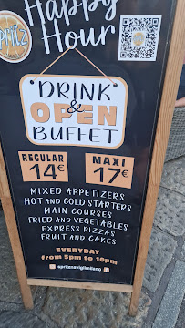 Menu / carte de Spritz Navigli Milano à Milan