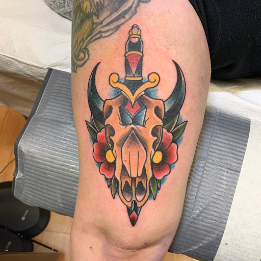 Explore tan tattoo ideas, creative tattoo ideas in Flatwoods, available at Forrest Tattoo Company