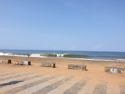 Foto von Shangumugham Beach und die siedlung
