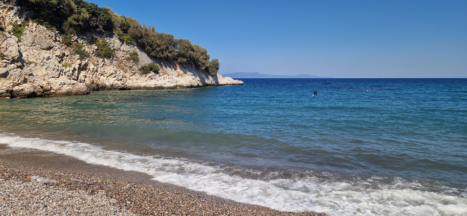 Foto di Myrokhorafo Beach con una costa dritta