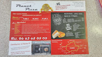 Menu / carte de PLANET PIZZA à Fismes