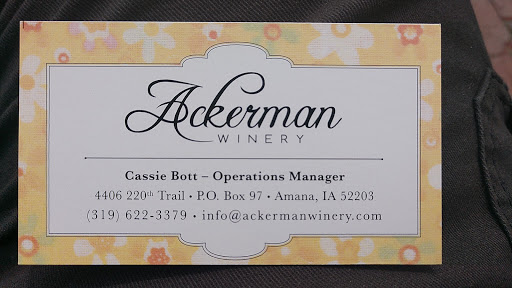 Wine Store «Ackerman Winery», reviews and photos, 4406 220th Trail, Amana, IA 52203, USA